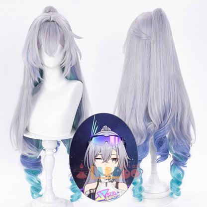 崩壊スターレイル HonkaiStarRail 銀狼LV.999 コスプレウィッグ 未セット ネット付き 耐熱 cosplay