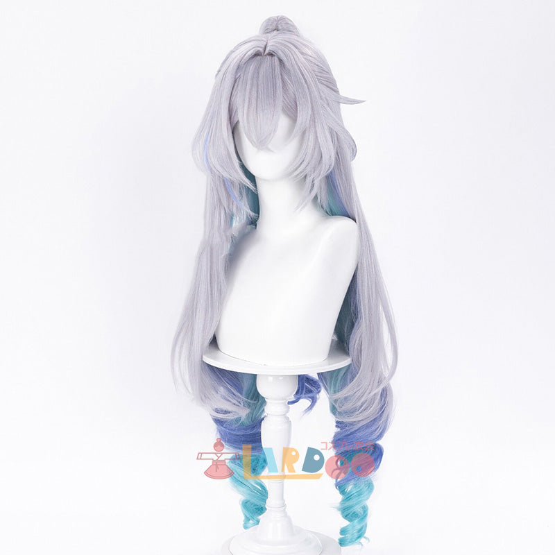 崩壊スターレイル HonkaiStarRail 銀狼LV.999 コスプレウィッグ 未セット ネット付き 耐熱 cosplay