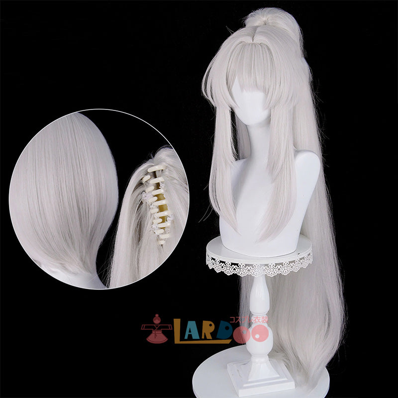 鳴潮 メイチョウ Wuthering Waves 緋雪 ヒユキ コスプレウィッグ 未セット ネット付き 耐熱 cosplay [LRS2741]