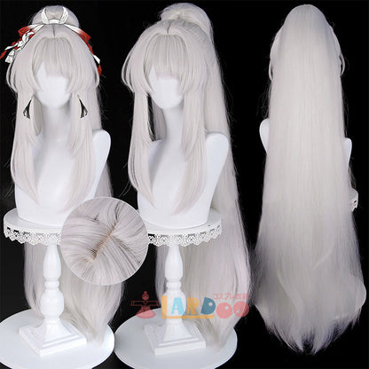 鳴潮 メイチョウ Wuthering Waves 緋雪 ヒユキ コスプレウィッグ 未セット ネット付き 耐熱 cosplay [LRS2741]