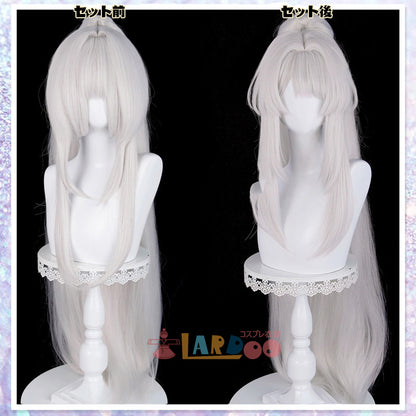 鳴潮 メイチョウ Wuthering Waves 緋雪 ヒユキ コスプレウィッグ 未セット ネット付き 耐熱 cosplay [LRS2741]