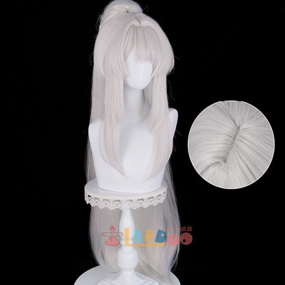 鳴潮 メイチョウ Wuthering Waves 緋雪 ヒユキ コスプレウィッグ 未セット ネット付き 耐熱 cosplay [LRS2741]