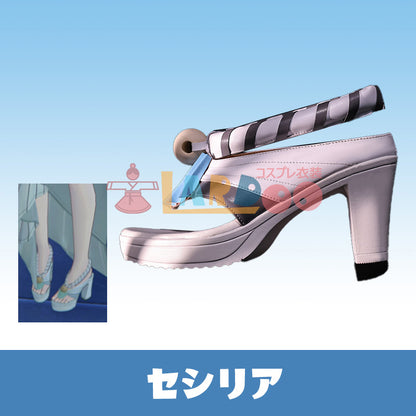 ゼンレスゾーンゼロ ゼンゼロ セシリア コスプレ靴 コスプレブーツ cosplay [LRS2771]