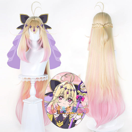 名探偵プリキュア！ 森亜 るるか もりあ るるか コスプレウィッグ ネット付き 未セット未カット 耐熱[LRS2772]