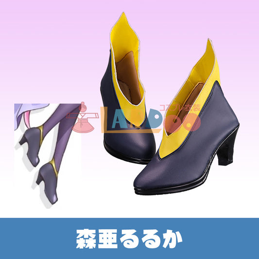 名探偵プリキュア！ 森亜 るるか もりあ るるか コスプレ靴 コスプレブーツ cosplay [LRS2773]