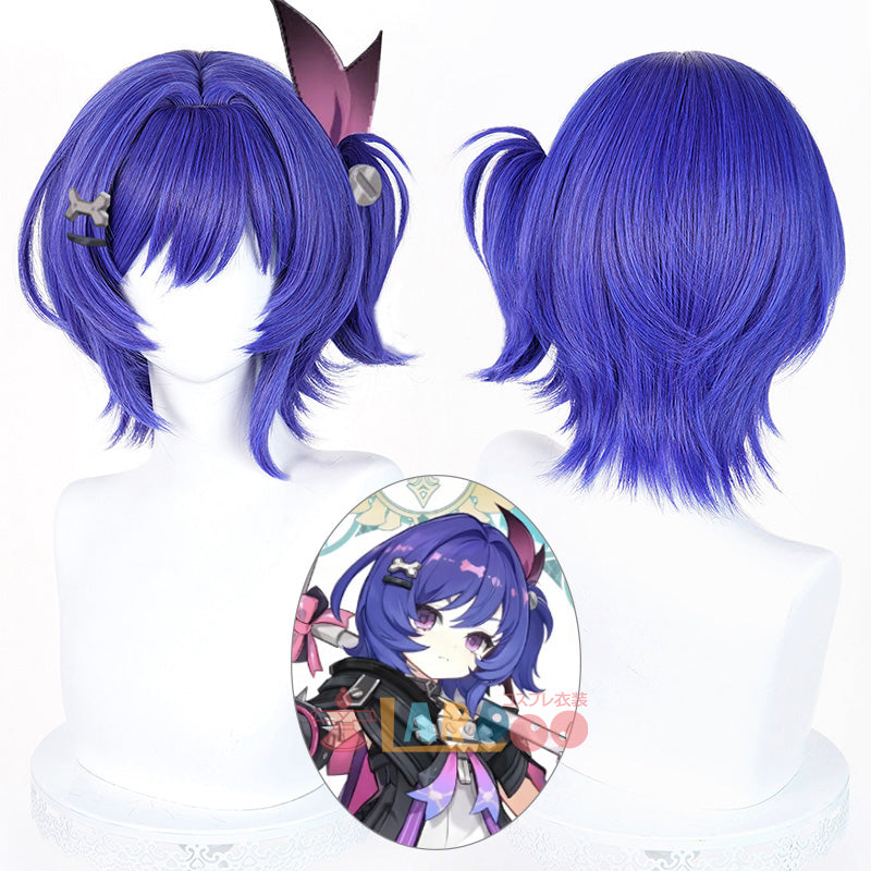 原神 Genshin プルーネ-Prune コスプレウィッグ ネット付き 未セット未カット 耐熱 cosplay [LRS2778]