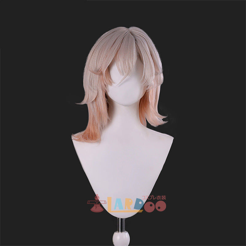 崩壊スターレイル HonkaiStarRail 朽葉-くちば 「超常現象管理局」治安官 コスプレウィッグ 未セット ネット付き 耐熱 cosplay [LRS2783]