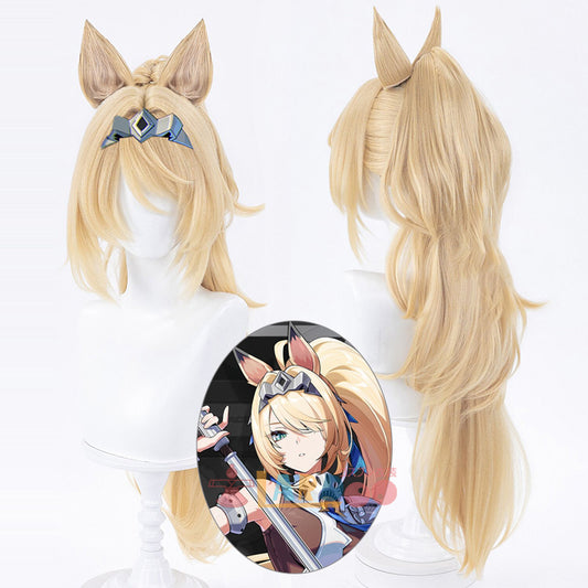 ゼンレスゾーンゼロ ゼンゼロ シグリッド・ドゥ・ラズール コスプレウィッグ 未セット ネット付き 耐熱 cosplay [LRS2785]