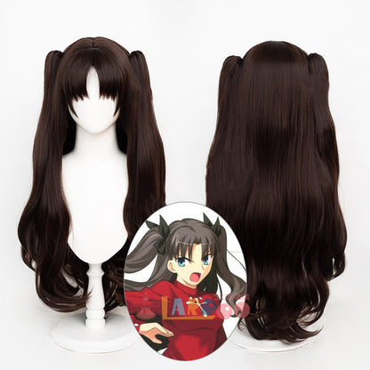 崩壊スターレイル×Fate_UBWコラボ 遠坂凛 コスプレウィッグ 未セット ネット付き 耐熱 cosplay [LRS2790]