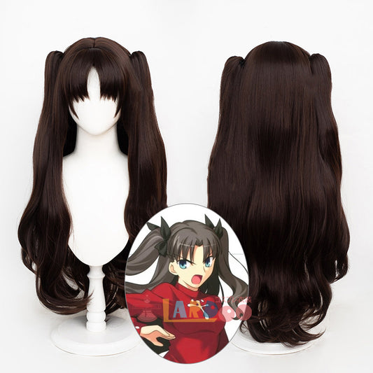 崩壊スターレイル×Fate_UBWコラボ 遠坂凛 コスプレウィッグ 未セット ネット付き 耐熱 cosplay [LRS2790]