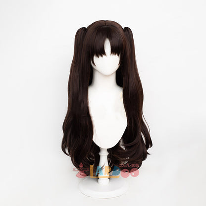 崩壊スターレイル×Fate_UBWコラボ 遠坂凛 コスプレウィッグ 未セット ネット付き 耐熱 cosplay [LRS2790]