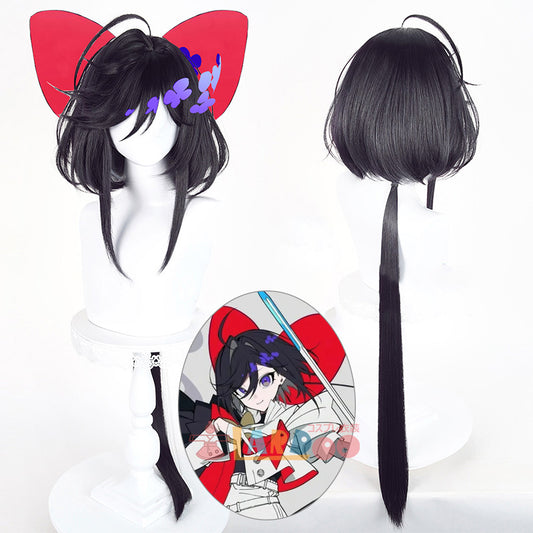 リボンヒーロー The Ribbon Hero サファイア コスプレウィッグ ネット付き 未セット未カット 耐熱 cosplay [LRS2794]