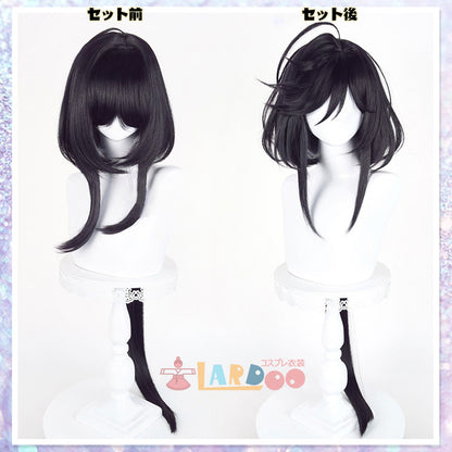 リボンヒーロー The Ribbon Hero サファイア コスプレウィッグ ネット付き 未セット未カット 耐熱 cosplay [LRS2794]