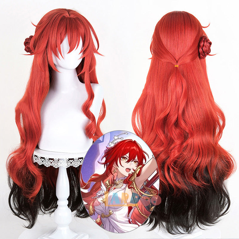 崩壊スターレイル HonkaiStarRail 姫子・旅立ち コスプレウィッグ 未セット ネット付き 耐熱 cosplay [LRS2795]