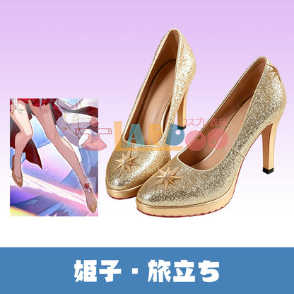 崩壊スターレイル HonkaiStarRail 姫子・旅立ち コスプレ靴 コスプレブーツ コスチューム cosplay [LRS2796]