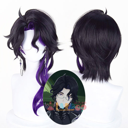 原神 Genshin スネージナヤ 富者 パンタローネ コスプレウィッグ ネット付き 未セット未カット 耐熱 cosplay [LRS2797]