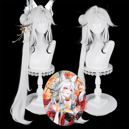 鳴潮 メイチョウ Wuthering Waves 心 シン コスプレウィッグ 未セット ネット付き 耐熱 cosplay [LRS2799]