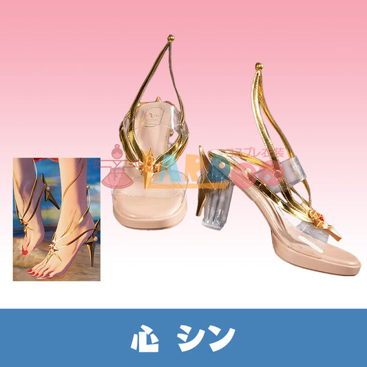 鳴潮 メイチョウ Wuthering Waves 心 シン コスプレ靴/コスプレブーツ cosplay [LRS2800]