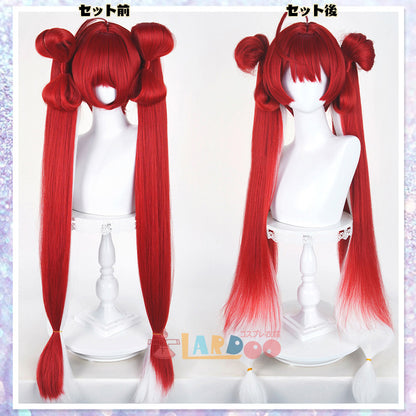 鳴潮 メイチョウ Wuthering Waves 鎖暝 サメイ コスプレウィッグ 未セット ネット付き 耐熱 cosplay [LRS2801]