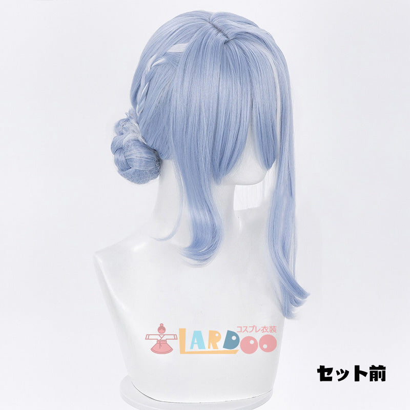 原神 Genshin スネージナヤ Odette オデット コスプレウィッグ ネット付き 未セット未カット 耐熱 cosplay [LRS2803]
