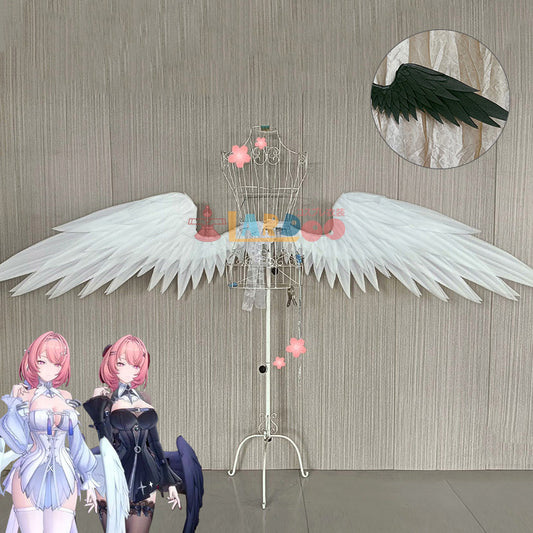 ゼンレスゾーンゼロ ゼンゼロ レミエール ラミル 白翼 黒翼 コスプレ道具 コスチューム cosplay [LRS2807]