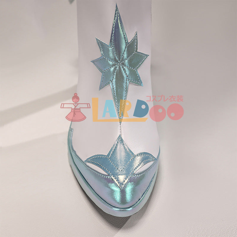 原神 Genshin スネージナヤ 氷神 アナスターシャ コスチューム コスプレ衣装 [G5970]