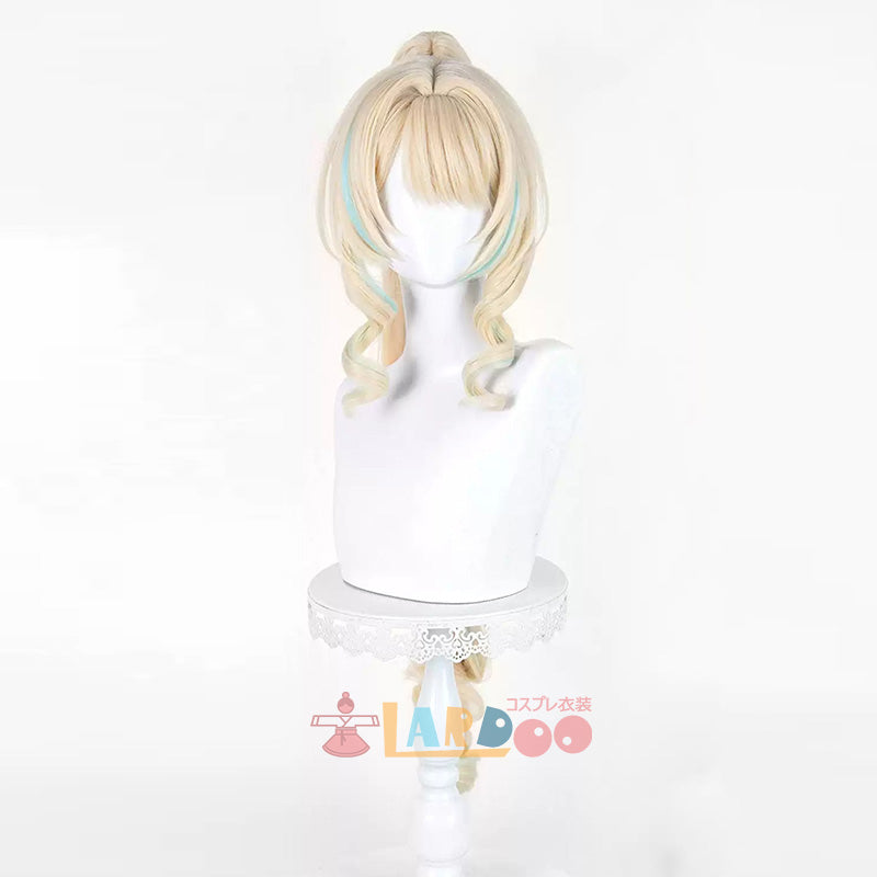 原神 Genshin スネージナヤ ヴェスナ-Vesna コスプレウィッグ ネット付き 未セット未カット 耐熱 cosplay [LRS2822]