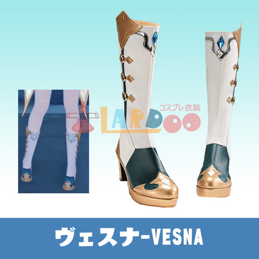 原神 Genshin ヴェスナ-Vesna コスプレ靴 コスプレブーツ cosplay [LRS2823]