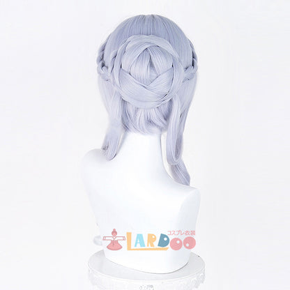 原神 Genshin スネージナヤ 氷神 アナスターシャ コスプレウィッグ ネット付き 未セット未カット 耐熱 cosplay [LRS2825]