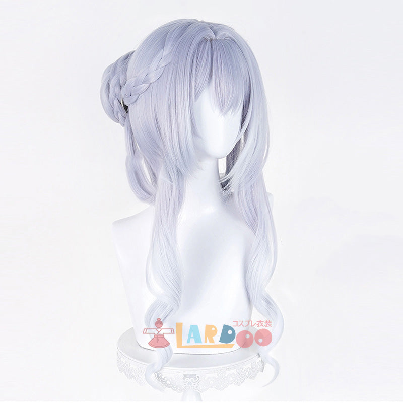 原神 Genshin スネージナヤ 氷神 アナスターシャ コスプレウィッグ ネット付き 未セット未カット 耐熱 cosplay [LRS2825]