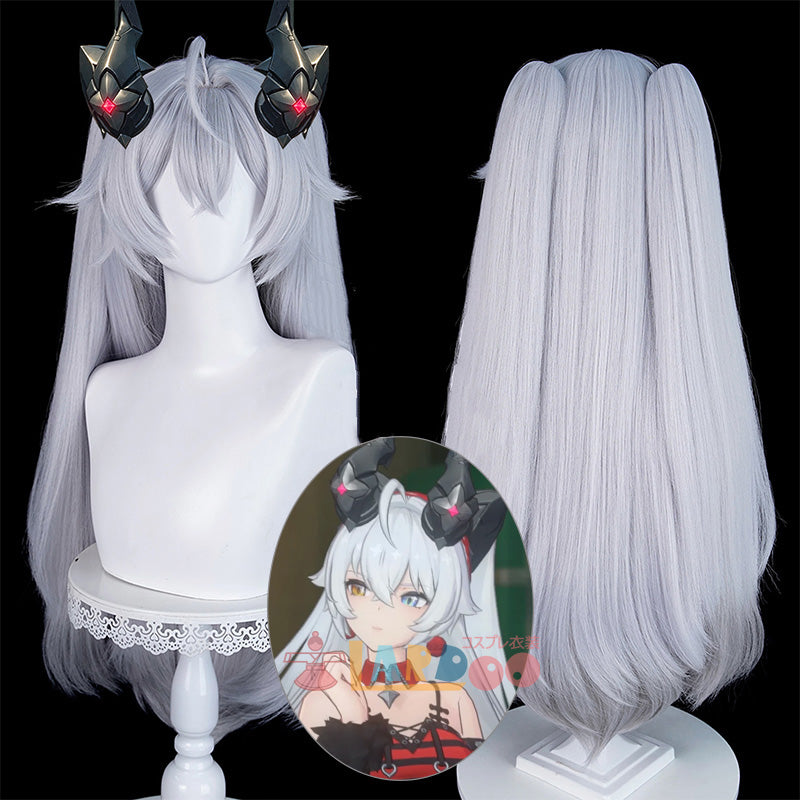 ゼンレスゾーンゼロ ゼンゼロ リンドヴェルヌ・サンブリンガー コスプレウィッグ 未セット ネット付き 耐熱 cosplay [LRS2827]