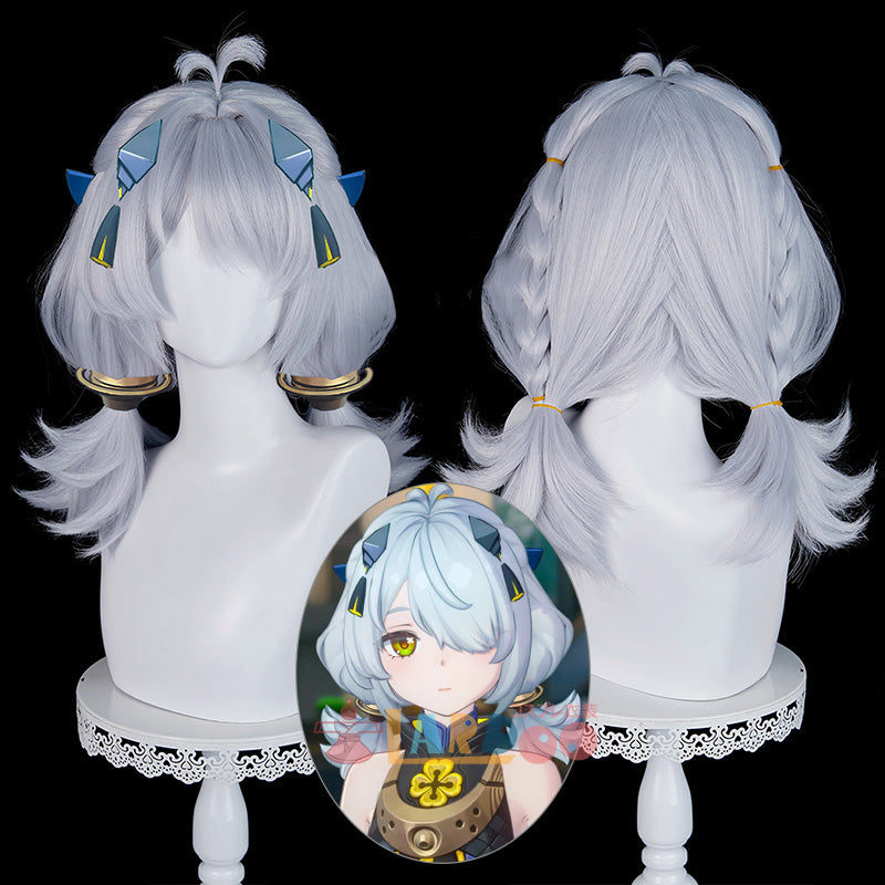 ゼンレスゾーンゼロ ゼンゼロ ZZZ ドレキナ・サンブリンガー コスプレウィッグ 未セット ネット付き 耐熱 cosplay [LRS2829]