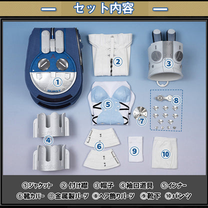 ゼンレスゾーンゼロ ZZZ ノルムー ホローウェル コスプレ衣装 帽子付き コスチューム cosplay [NDE2648]
