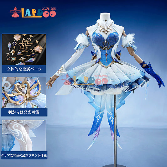 原神 Genshin スネージナヤ Odette オデット コスプレ衣装 金属パーツ版 コスチューム cosplay [NDC2469]