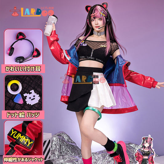 夢限大みゅーたいぷ 千石ユノ コスプレ衣装 コスチューム cosplay [NDE2643]