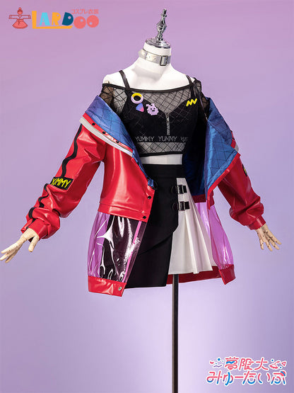夢限大みゅーたいぷ 千石ユノ コスプレ衣装 コスチューム cosplay [NDE2643]