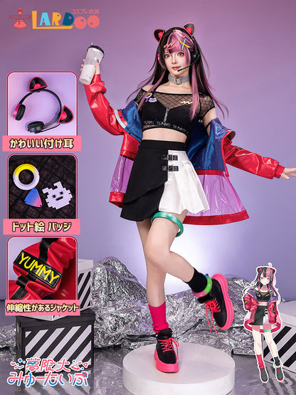 夢限大みゅーたいぷ 千石ユノ コスプレ衣装 コスチューム cosplay [NDE2643]