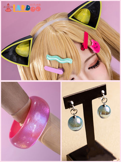 夢限大みゅーたいぷ ゆめ∞みた 仲町あられ コスプレ衣装 コスチューム cosplay [NDE2644]