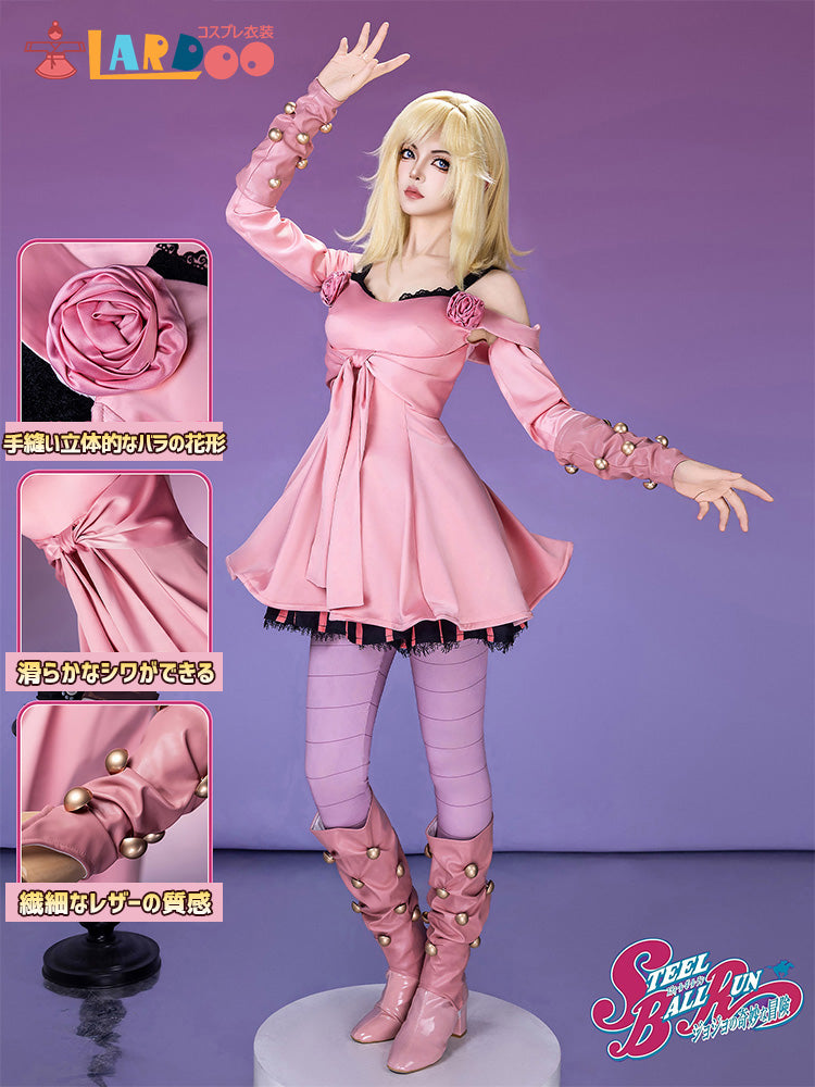 ジョジョの奇妙な冒険 STEEL BALL RUN スティール・ボール・ラン ルーシー・スティール コスプレ衣装 コスチューム cosplay [NDE2645]