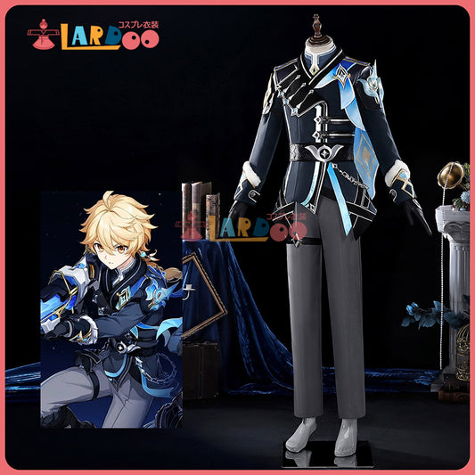 原神 Genshin 旅人 空-「冬の夜を狩る者」 コスプレ衣装 コスチューム cosplay [NDE2665]