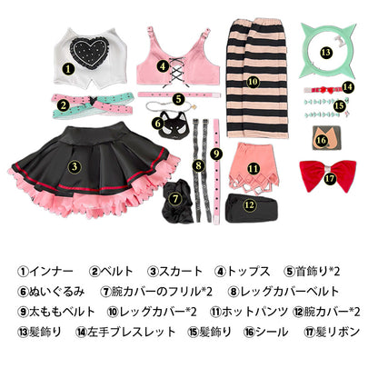 【在庫あり】ゼンレスゾーンゼロ ZZZ KFCコラボ 南宮羽 コスプレ衣装 コスチューム cosplay [NDE2668]