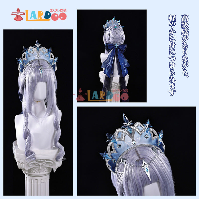 【在庫あり】原神 Genshin スネージナヤ 氷神 アナスターシャ コスプレ衣装 豪華版 コスチューム [NDE2678]