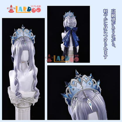 【在庫あり】原神 Genshin スネージナヤ 氷神 アナスターシャ コスプレ衣装 豪華版 コスチューム [NDE2678]